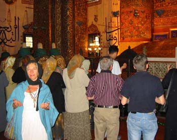 Dr. Deborah Taj Anapol visits Rumi's tomb